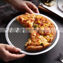 6-22Inch Round Pizza Pan Aluminum Mesh Pizza Screen thumbnail-4
