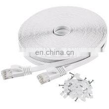 UTP Cat 6 Flat Patch Cord Ethernet Cat6 Lan Cable for Communication