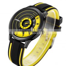 Sinobi Fashion Sport Watch For Man Silicone Strap Watch Sport Wrist Watch Leather Band Reloj S9845G