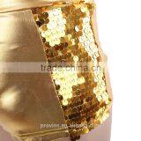 Sexy Modern Jazz Dance Costumes Metallic Sequin Stripe Shorts thumbnail-5
