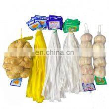 OEM Reusable Grocery Mesh Bags Sturdy Nylon String Shopping Bags Tote Mesh Net Bags With Handle for Fruit Vegetable Storage