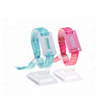 13.56Mhz RFID Reader Woven Fabric Wristband for Festival Club Concert Activity Party Exhibition Payments thumbnail-5