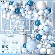 Multi-Occasion Blue & White Balloon Arches - Garland Kits for Weddings, Graduations & Birthdays