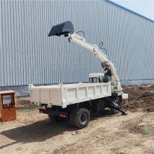 Four-wheel Drive Wheeled Excavator Attached to the Vehicle, Excavator Arm Installed on the All-terrain Transporter, 10-ton Integrated Excavator and Transporter thumbnail-1