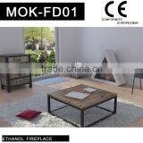 Triangle Indoor Freestanding Ethanol Fireplace for Sale thumbnail-1