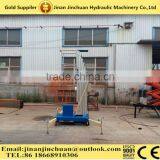 Electric Personnel Lift Platform CE Certification DC24V Aluminium Lift Man Lift , Big Wheel Aluminum Hydraulic Lift Home Lift thumbnail-4