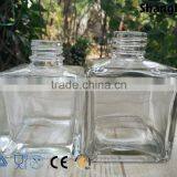 150ml Clear Square Parfume Glass Incense Aroma Reed Diffuser thumbnail-3