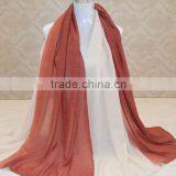 Wholesale Oversized Two-tone Viscose Muslim Arab Head Scarf Quality Choice thumbnail-3