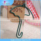Novelty Unigue Custom Adervertising Promotion Umbrella Shaped Paper Clips thumbnail-2
