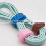 100% Nylon Colorful Hook and Loop Straps Computer Cable Ties thumbnail-2
