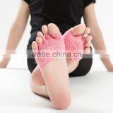 Comfortable Anti Slip Sports Yoga Socks 5 Half Toe Pilates Socks thumbnail-2