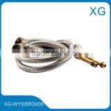 F1/2*F1/2 Stainless Steel Wire Braiding Flexible Hose/kitchen Sinks Heater Basin Knitted Inlet Hose/gas Hose Steel Flexible Hose thumbnail-3