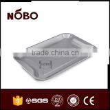 Stainless Steel Orchid Embossed Snacks Serving Tray thumbnail-2