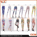 2016 wholesale cheap price custom made any color and size available printed fitness gym sport women leggings