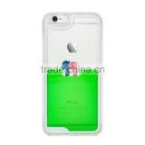 Swimming Floating Dolphin Fish Liquid Novelty Hard Phone Case For IPhone 6s 6 Plus thumbnail-4