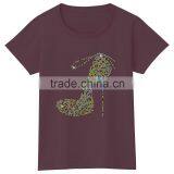 High Heels Short Sleeves Cotton Color Story Girls Tshirt thumbnail-3