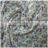 100% Polyester Japanese Silk Chiffon Floral Printed Fabric