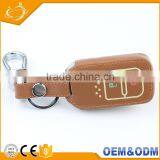 Cheap With Key Ring Carabiner Hook PU 2 Bottons Car Smart Key Holder For Honda thumbnail-2