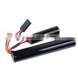 LiFe Batteries with 9.9V 1,100mAh 15C Discharging Current, Used for Crane Stock Air-soft Gun