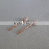 classical pin hair accessory,decorating pins for suits,spiral hair pin	,diamante hair pins