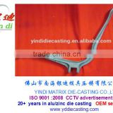 Supply Aluminum alloy die casting chair arm parts furniture handrail components armrest