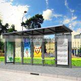 Advertising Bus Stop Shelter /Outdoor Furniture Bus Stop Shelter/Bus Shelter With Advertising Board thumbnail-6