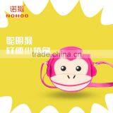 New Arrivals 2016 Kids Cute Cartoon Monkey Felt Shoulder Bags Girls Boys Children Trendy Bags Lovely Waterproof Messenger Bag thumbnail-4