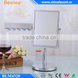 Professional 2 Face Chrome Cosmetic Smart Table Magnifying Mirror thumbnail-1