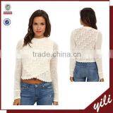 Slim Sexy Design Blouse for Women Long Sleeves Tops for Ladies thumbnail-1