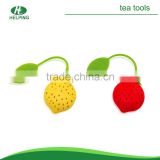 Strawberry shape silicone tea strainer/tea infuser/tea bag,tea mug with infuser