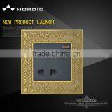 Mordio Zinc 1 Gang Switch 2 Pin Socket