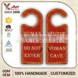 Custom Print Fancy Plaque Diy Iron Wreath Door Hanger thumbnail-1