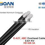 E-A2y 0.6/1 Kv Al/UV-XLPE ABC/Overhead Cable HD 626 thumbnail-1