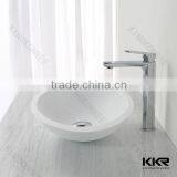 Hot Sale Wall Mounted Solid Surface Glass TopWash Basin