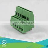 Printed Circuit Board MU1.5H2L5.0(5.08) UTL PA66 Materies PCB Cable Block Connector Terminal Green Waterproof Pitch 5.08mm