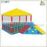 FS-SP-042G customized eco-friendly PVC & EPE & Wood & galvanized-steel kids ball pool house