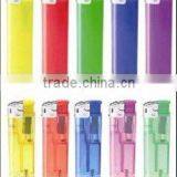 CHILD RESISTANT Plastic Refillable Heavy Piezo Electronic Lighter