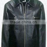 OEM Genuine Leather Jacket men , 2014 hot fashion washed jacket/fake leather jacket / pu jacket man clothing/hood design