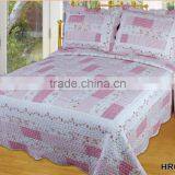 Luxury 4pcs Printed Bed spread Set Bed Sheet Set
