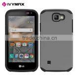 Rugged Impact Hard Rubber Hybrid Case for LG K3 Newest Arrival case