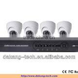 Color COMS 800TVL CCTV DVR Kit ,4pcs IR Dome Cameras