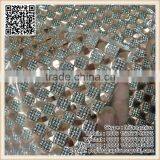 Costume Accessories Champagne Lron On Aluminum Mesh Trim Sheet thumbnail-3