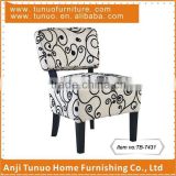 Wood chair,Flower pattern fabric,Modern,TB-7431