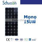 Small solar panel HIgh quality ! Monocrystalline solar module 150w for household