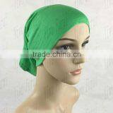 Wholesale New Charming Hijab Tube Turban Hats Arrvial Under Scarf Bonnet Inner Muslim Jersey Caps thumbnail-4