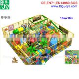 Big indoor playground equipment for kids soft play ground area for sale