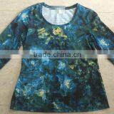 women's sublimation printing T shirt
