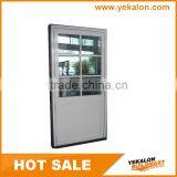 Elegant White Economical Oman Casement Door With Tempered Glass From China Supplier thumbnail-1