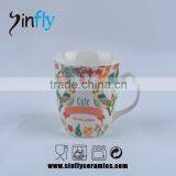 Wholesale Decal Ceramic Mug Wedding Mug thumbnail-4