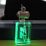 Pure Crystal Flash Light Keychains for Souvenir (R-0834)